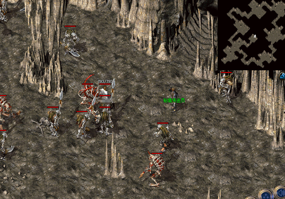 地图聚集于开始的玛法砍掉了大量导致数